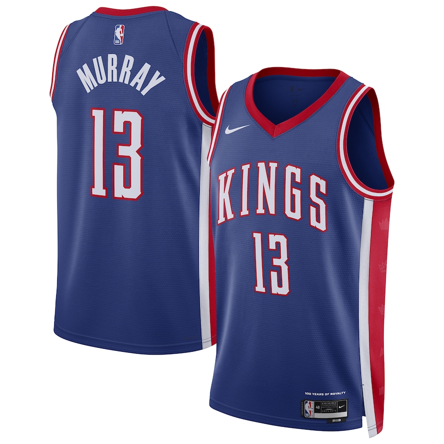 Men Sacramento Kings #13 Keegan Murray Nike Blue City Edition 2024-25 Swingman Player NBA Jersey->customized nba jersey->Custom Jersey